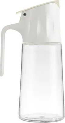 Produktbild von 500 ml Ölkanister - Glas - Polypropylen - weiß - transparent - 9 x 12 x 22 cm
