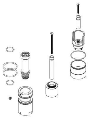 Immagine prodotto di Herzbach MODUL7 Prolunga da 30 mm Termostato per 1 utenza