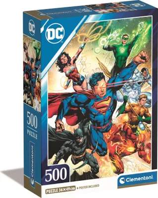 Produktbild von Clementoni DC, 500 Stück(e), Comics, 18 Jahr(e)