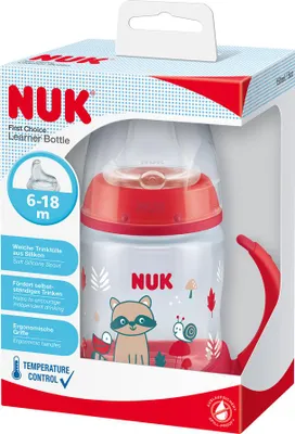 Obrázek produktu pro NUK FC Lahvička na učení s kontrolou teploty 150 ml zelená