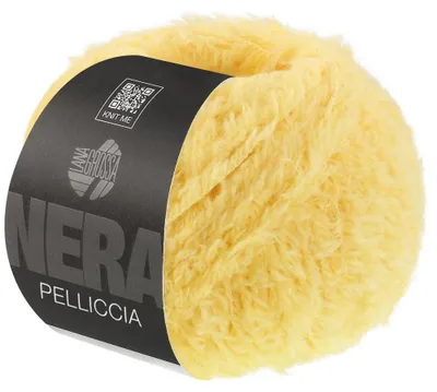 Produktbild von Lana Grossa PELLICCIA (NERA) 50 g flauschiges Effektgarn 90 m Farbe 012 - Gelb