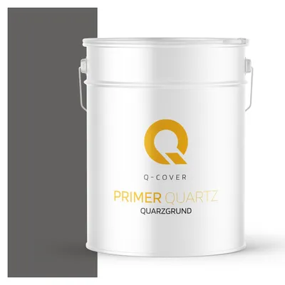 Produktbild von Quarzgrund für Silikonharz-Putz Anthrazit F276 15 kg – Haftgrund für innen & außen, quarzhaltige Grundierung Q-COVER