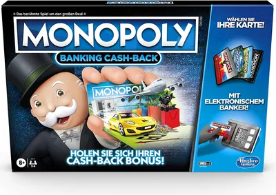 Produktbild von Hasbro E8978100 Monopoly Banking Cash-Back