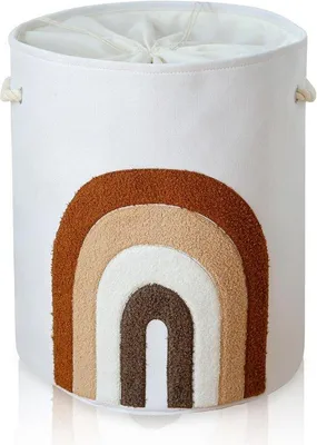 Produktbild von Grote ronde wasmand - 58 Liter - Kaffee - ideal für Kinder- und Badezimmer