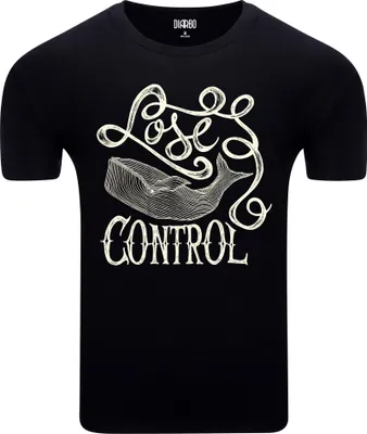 Obrázok produktu pre Diarbo Pánske tričko s námornou potlačou Lose Control Black Veľkosť XXXL