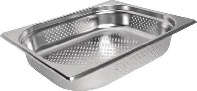 Produktbild von Vogue Gn-Behälter Edelstahl 10Cm Gn1/2 Gelocht