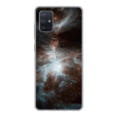Produktbild von MuchoWow® Handyhülle Schutzhülle Hülle für Samsung Galaxy A71 Galaxie - Planet - Sterne Silikon Softcase Handy Hülle - Kartenbesitzer