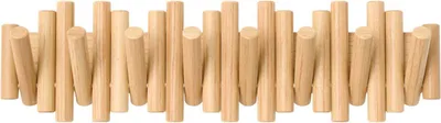 Immagine prodotto di Umbra Wandgarderobe Picket mit 8 Haken, Kiefernholz, Natur, 1023554-390