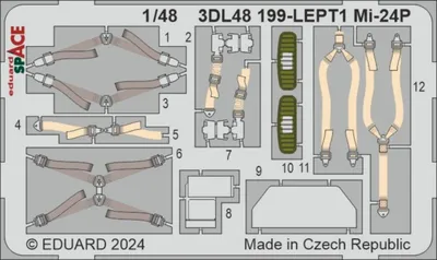 Produktbild von Eduard Acceories 3DL48199 - 1:48 Mi-24P SPACE - Neu