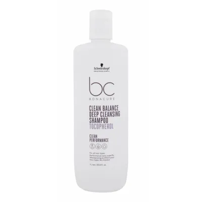 Produktbild von Schwarzkopf Shampoo Schwarzkopf BonaCure Clean Performance Clean Balance Deep Cleansing Shampoo Tocopherol 1000ml