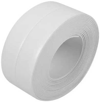 Produktbild von Dünnbares Selbstklebendes Dichtungsmittelband 3 Farben 3,2m Selbstklebendes Dichtungsmittelband für Bad, Küche, Waschbecken, Toilette (38mm*3,2m-Weiß)
