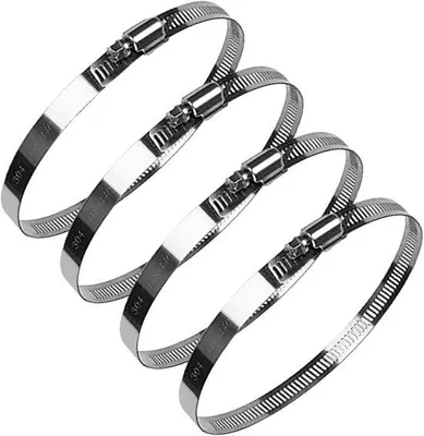 Produktbild von Famanu Schlauchschellen Set 4 Stück - Verstellbar 118-140 mm
