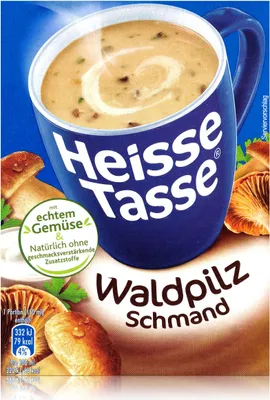 Produktbild von Heisse Tasse Waldpilz Schmand 3 Beutel á 15,8g (1er Pack)