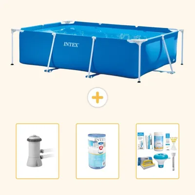 Zdjęcie produktu dla Prostokątny basen stelażowy - 300x200x75 cm - 4-elementowy - model S22352