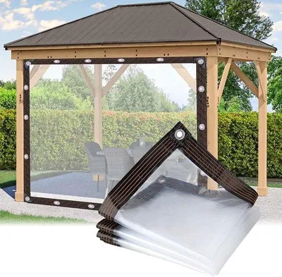 Produktbild von Famanu Dekzeil wasserfest, transparent, 2 x 4 m - PVC