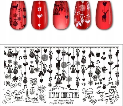 Immagine prodotto di Piastra per timbri Finger Angel Nail Art - MC 01