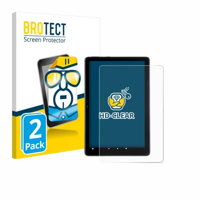 Produktbild von 2x Für Amazon Fire HD 10 2021 (11. Gen.) Schutzfolie BROTECT Displayschutz Display Schutz Folie Klar Transparent