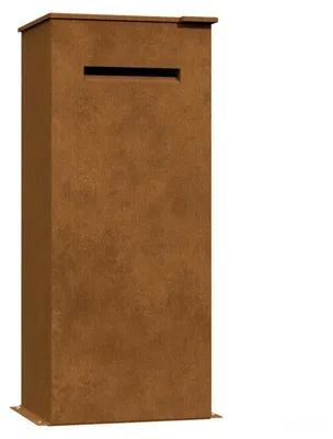 Produktbild von Paketbox Knox in Cortenstahl