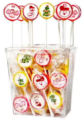Produktbild von Amore Sweets Rocks Christmas Lolly Mix 100×10g