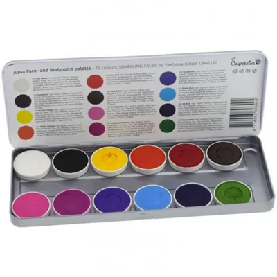 Immagine prodotto di Superstar aqua face & bodypaint palette di Svetlana Keller