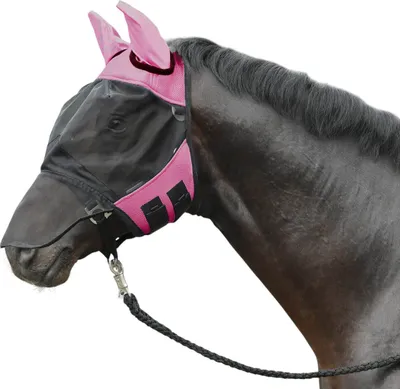 Immagine prodotto di BUSSE Maschera per mosche Fly Cover Pro Protezione mosche Rosa/Nero VB
