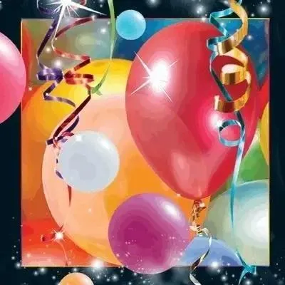 Image de Carte postale 3D Ballons