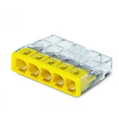 Zdjęcie produktu dla Wago 2273-205, Końcówka z pinami, Prosty, Żeńska, 450 V, Skrzynka przyłączeniowa, 100 szt.
