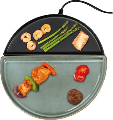 Productafbeelding van Bourgini Chef's Dinner party Gourtmetset - Uitbreidingsset - Glazed Grey - Bakplaat