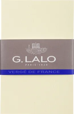 Produktbild von G.Lalo 5x Lalo, Packung mit 25 Karten Vergé de France, 85x135mm Elfenbein 67316L