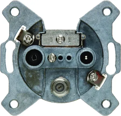 Immagine prodotto di Presa per antenna Berker, 3 fori, presa singola, 1 pz.