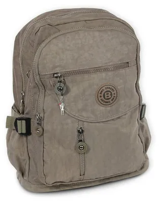 Image de Bag Street Femme Homme Sac de sport Sac à dos stone marron Nylon 30x18x38 D2OTJ604L