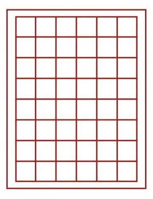 Produktbild von Lindner 2748E Velourseinlage dunkelrot 2748E (Ø 30 mm)