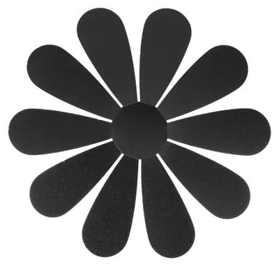 Productafbeelding van Securit® 3D bloemenwand krijtbordset in zwart