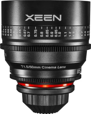 Produktbild von Samyang XEEN Cinema 50mm T1,5 PL Vollformat Objektiv MF Cine Video Lens für hohe Auflösungen mit Follow Focus Zahnkränze (1021618)