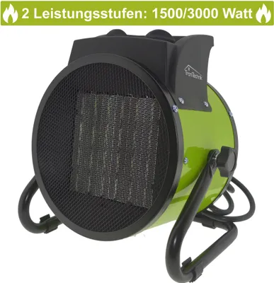 Produktbild von TroniTechnik® KH-503 Keramikheizer Heizlüfter Heizung 3.000 Watt, mit Tragegriff, PTC Keramik, stufenlose Thermosteuerung