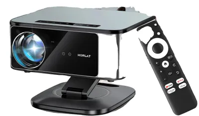 Immagine prodotto di Proiettore, 45.000 lumen di luminosità, risoluzione 1080P, supporto T10PRO, spina di tipo europeo