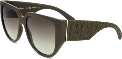 Produktbild von Ferragamo SF1088SE 324 DARK KHAKI 57/16/140 Damen Sonnenbrillen