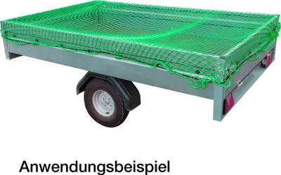 Anhängernetz Gepäcknetz Abdecknetz 4 x 3 m grün zur Ladungssicherung Hänger Ladegut Schutz Sicherung PKW LKW Anhänger Container Transport Logistik Netz günstig kaufen 397773 40254 4066986402548 Stabilo-Fachmarkt.de KesTek