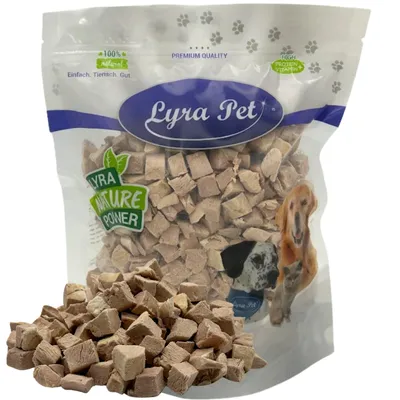 Produktbild von 200 g Lyra Pet® Entenbrustwürfel gefriergetrocknet