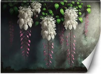 Produktbild von Vlies fototapete Hängende Betonblumen 250x175 cm Feeby Bunt inkl. Kleber einfache Montage