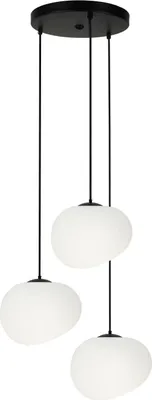 Immagine prodotto di Lampada a sospensione STONES bianco e nero 3xE27x40W in metallo, dimensioni: 120x42x42 cm, IP20, Candellux