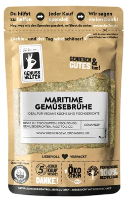 Produktbild von Maritime Gemüsebrühe mit Algen und Kräutern, 120g