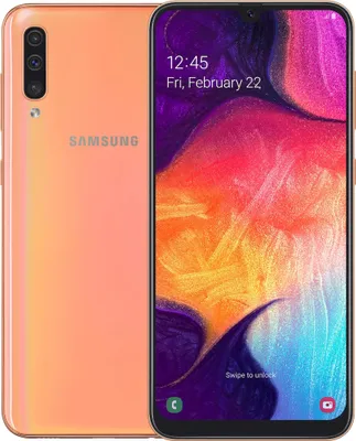 Produktbild von Samsung Galaxy A50 SM-A505F, 16,3 cm (6.4"), 1080 x 2340 Pixel, 4 GB, 128 GB, 25 MP, Koralle