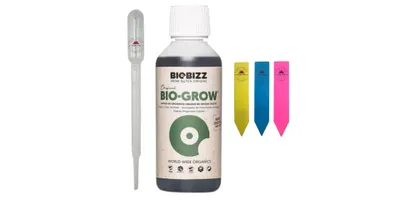 Obrázok produktu pre BioBizzGrow - Rastové hnojivo 500 ml - vrátane pipety a 3 štítkov na rastliny