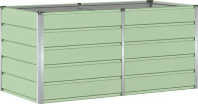 Obrázek produktu pro vidaXL květináč zelený 160 x 80 x 75 cm ocelový