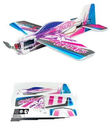 Productafbeelding van RC-vliegtuig, spanwijdte 600 mm, ontwerp voor 3D-acrobatiek, KIT E4401