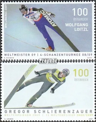 Produktbild von Briefmarken Österreich 2009 Mi 2831-2832 (kompl.Ausg.) postfrisch Skispringer