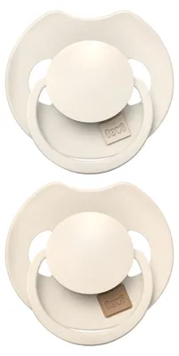 Image de Difrax Dynamic Lovi Prime sucettes - 6-18 mois - 2 pièces - Coconut / Ivory | Sucettes & attache-sucettes