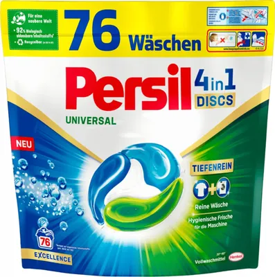 Zdjęcie produktu dla Kapsułki Do Prania Persil Universal Discs 4W1 76 Sztuk