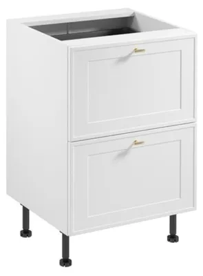Immagine prodotto di Mobile da cucina Base 2 cassetti Portaposate Bianco Legno